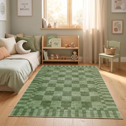 GarveeHome Checkered Rug 3x5 Area Rugs - Image 3