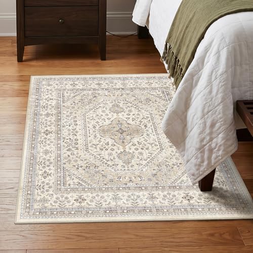Puino 3x3 Square Washable Area Rug - Image 2