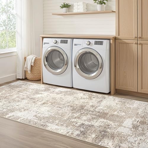 LOONGRUG Runner Rug 3x8 Washable Non-Slip Kitchen Neutral Modern Rug - Image 7