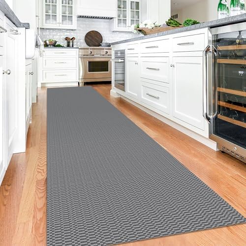 KOZYFLY 3x12 Runner Rug, Washable Non Slip Long Kitchen Hallway Rug - Image 2