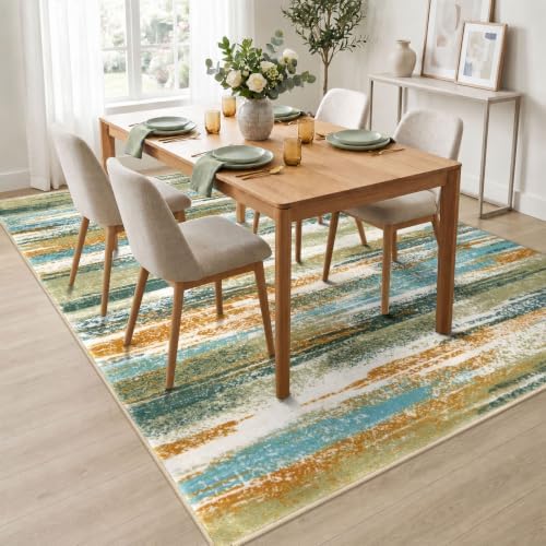 Lansny Modern Abstract 6x9 Area Rugs - Image 3