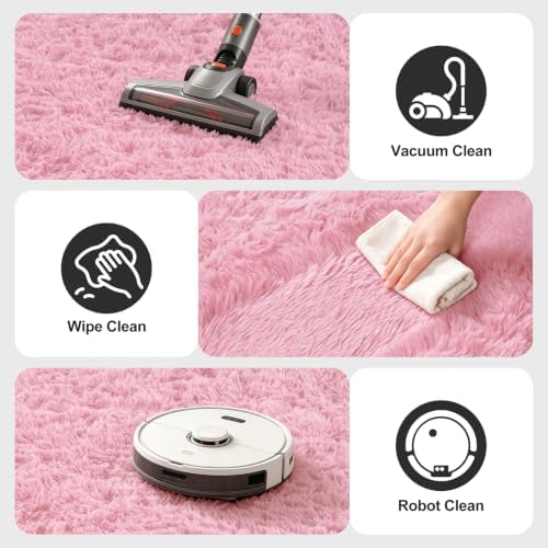 Shag Area Rugs for Bedroom Living Room, 4X6 Ultra Soft Fluffy Area Rugs for Dorm - Image 6