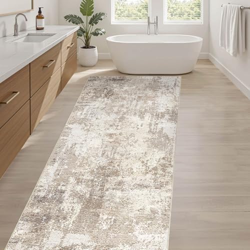 LOONGRUG Runner Rug 2x5 Washable Non-Slip Kitchen Neutral Modern Rug - Image 5