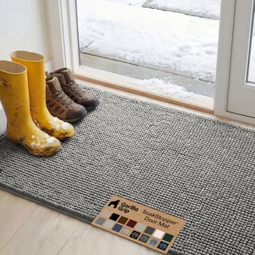 GORILLA GRIP SoakSTOPPER Indoor Door Mat by GorillaGrip