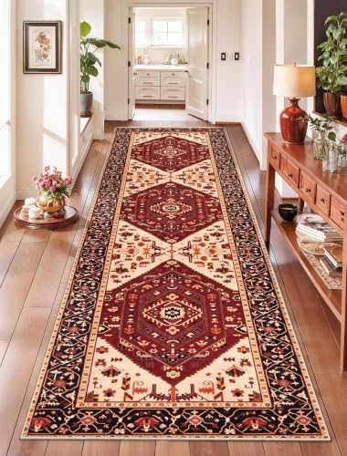 SERISSA 2'6"x8' Washable Non Slip Boho Runner Rug by SERISSAHomeDecorCollection