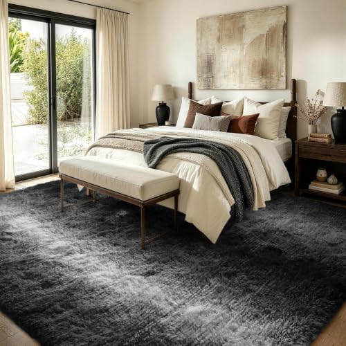 FinRèc Home 9x12 Non-Slip Fluffy Area Rugs - Image 3