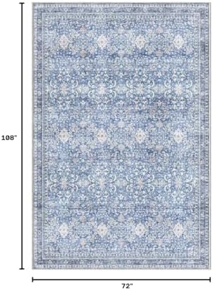 Sasttie 6x9 Area Rugs, Ultra-Soft Washable Rug - Image 2
