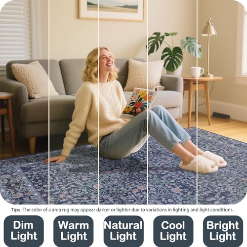 2'6" x 8' Runners Rug for Hallway Washable Soft Carpet - Image 5