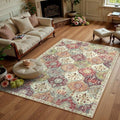 Lahome Moroccan Washable Rugs for Living Room, 4x6 Rug for Bedroom Non-Slip by Lahome