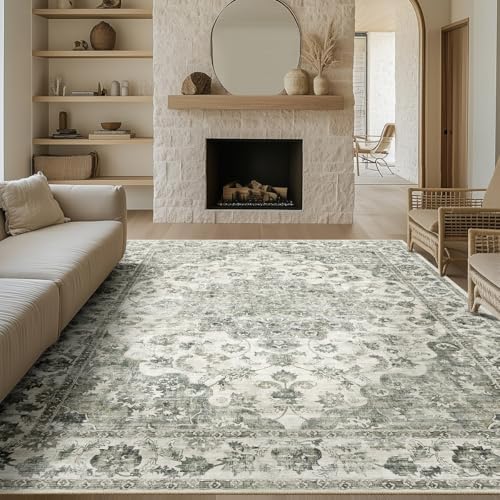 10x12Green Neutral Area Rug - Image 3