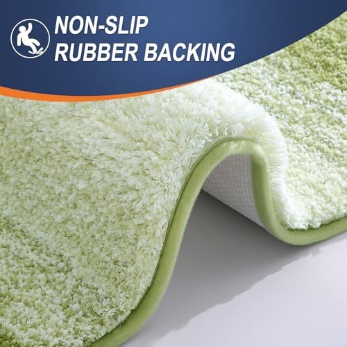 OLANLY Large Bathroom Rugs 50x30, Extra Soft Absorbent Microfiber Bath Rugs - Image 5
