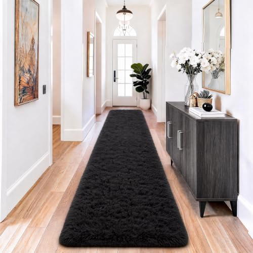 Ophanie 2x10 Runner Rug for Hallway, Upgrade Non-Slip Fluffy Soft Bedside Rugs by Ophanie