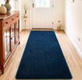 Chicrug Blue 2x6 Minimalist Washable Runner Rugs by ChicrugHomeDecor