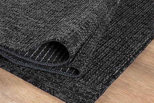 Beverly Rug Easy Jute Rug 4x6 Solid Washable Durable Outdoor Indoor Area Rugs - Image 7