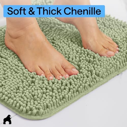 GORILLA GRIP Chenille Bath Rug Mat - Image 5