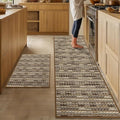 BSICPRO Kitchen Rugs Sets of 2, Non Slip Kitchen Mats by BSICPRO