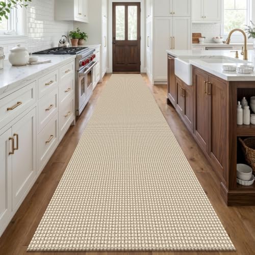 IOHOUZE Washable Exrea Long Hallway Runner Rug 3x20 Non Slip Rubber Backed - Image 2