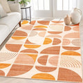 MUJOO Boho Rug Washable, 4x6.5 Area Rugs by MUJOO