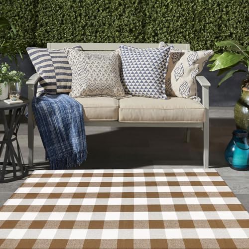 Buffalo Plaid Outdoor Rugs, Layering Rug - Image 2