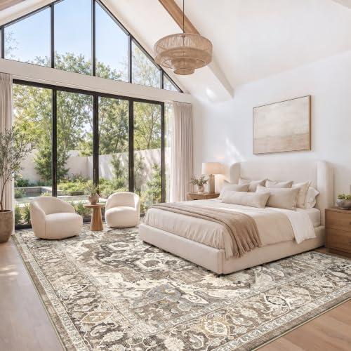 12x15 Area Rug for Living Room: Large Washable Boho Area Rugs for Bedroom - Image 5