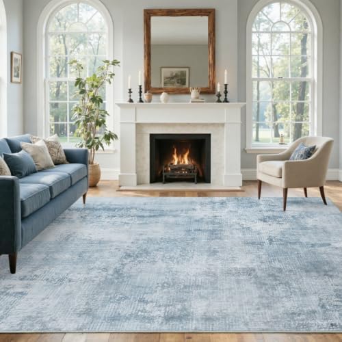 9x12 Ft Abstract Washable Area Rugs by Cuzwlovita