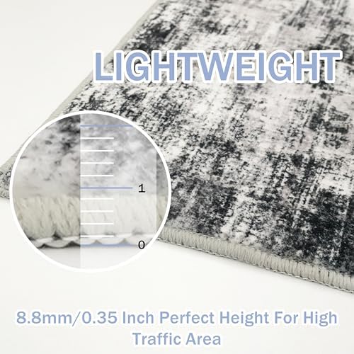 IOHOUZE Abstract Runner Rug 2x8 Ft Washable Runners - Image 5