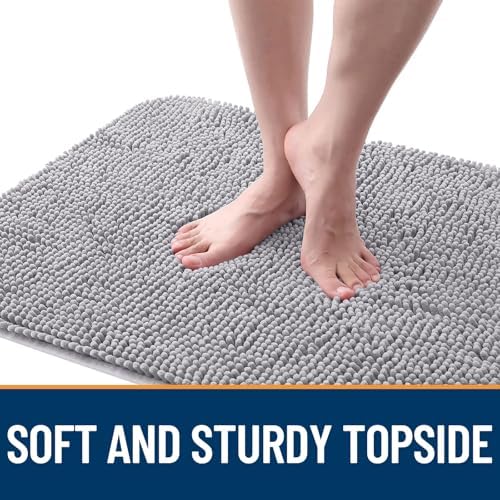 OLANLY Dog Door Mat for Muddy Paws 45x27, Super Absorbent Chenille Mud Mat - Image 4