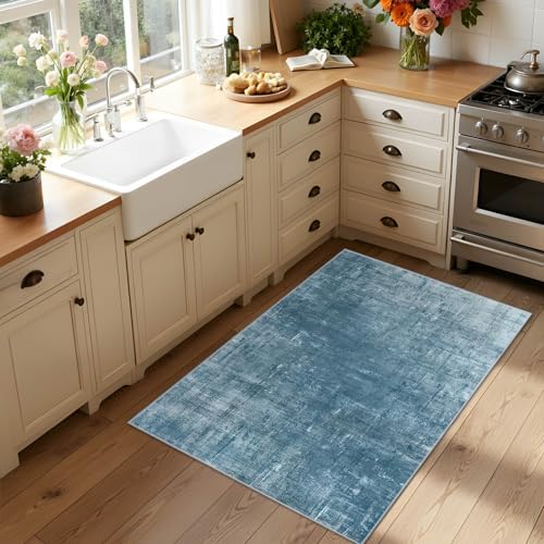 2x3 Entryway Rug Small Modern Abstract Door Mat - Image 3