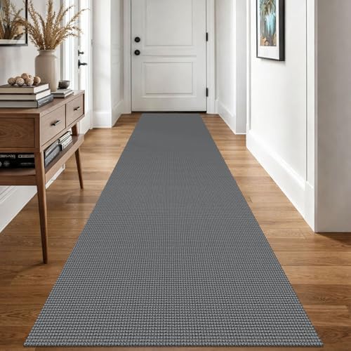 EARTHALL Woven Runner Rug 2.6x10 Ft Washable Runners by EARTHALL