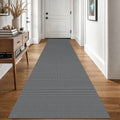 EARTHALL Woven Runner Rug 2.6x10 Ft Washable Runners by EARTHALL
