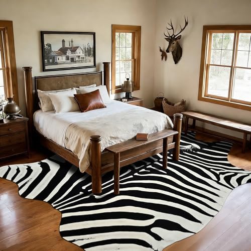 BENRON Zebra Rug, Animal Print Rug - Image 2