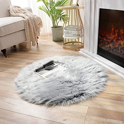 Ashler Faux Fur Rug by AshlerHomeDeco