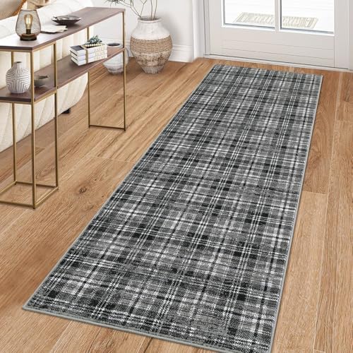 Garvee Tartan Plaid Washable Rugs - Image 2
