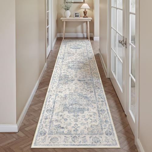 2x10 Blue Neutral Runner Rug - Image 3