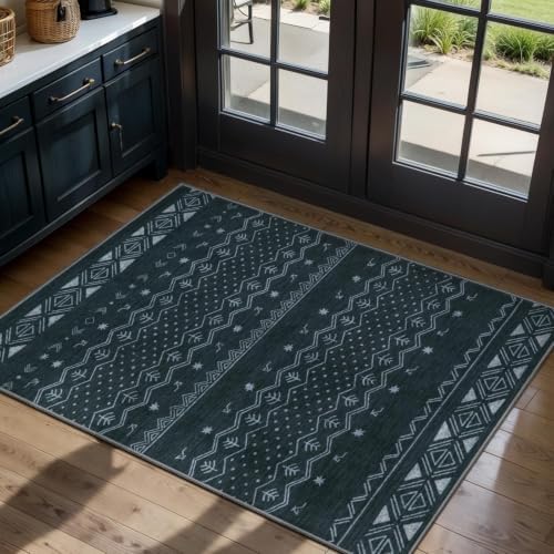 SERISSA 2x3 Washable Non-Slip Boho Area Rugs by SERISSAHomeDecorCollection