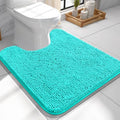 OLANLY Toilet Rugs U-Shaped 24x24, Soft Absorbent Chenille Contour Rugs by OLANLY