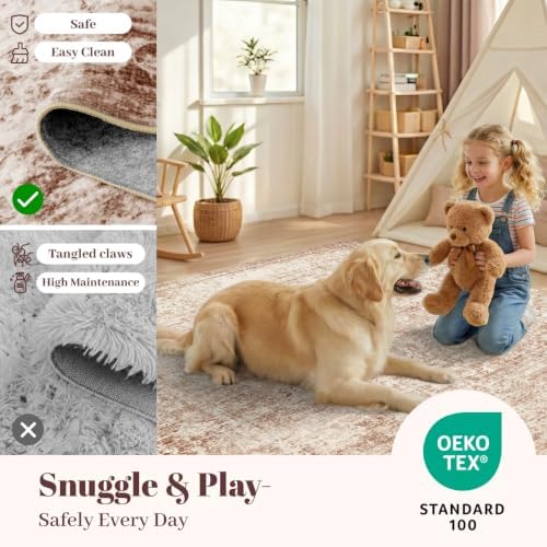 Homemate Washable Rug 8x10 Area Rugs - Image 6