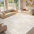 Area Rug Living Room-10X12 Abstract Washable Rug Beige by MICGEEK