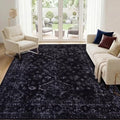5x7 Area Rugs for Living Room, Machine Washable Rug, Neutral Style by TerradWafs