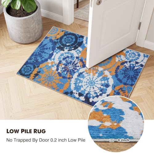 Washable 2x3 Entry Rug, Boho Small Throw Rugs - Image 6