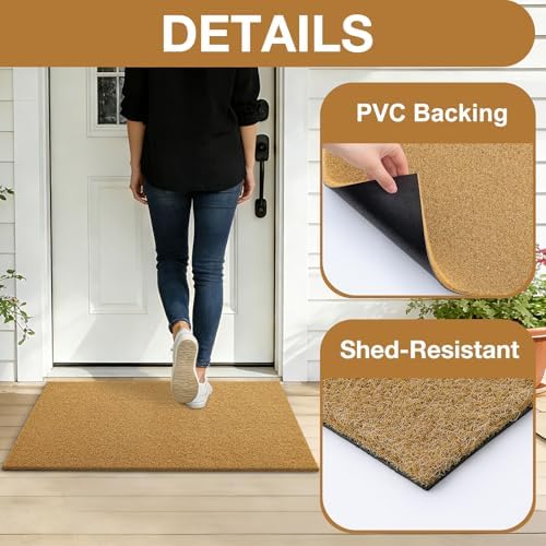 OLANLY Front Door Mat 71x34, Low Profile Doormat - Image 4