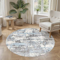 5ft Round Rug, Circle Area Rugs by JessibouAreaRug
