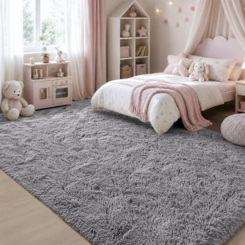 Zentavio Area Rugs for Living Room Grey Rugs for Bedroom Large Big 9x12 Carpet - Image 4