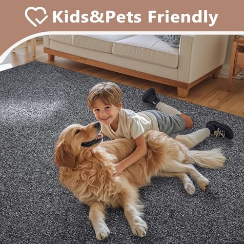 4x6 Grey Area Rug Non-Slip Washable Soft Thin - Image 7
