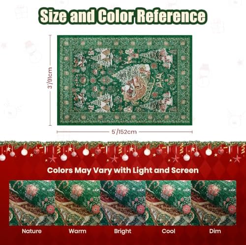 zesthome 3x5 Christmas Kitchen Rugs - Image 2