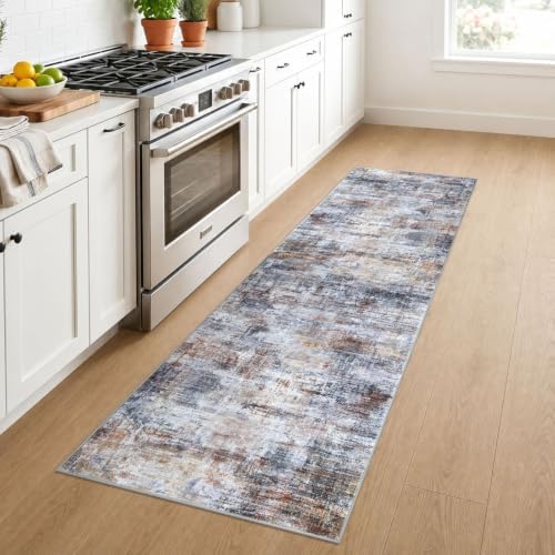 IOHOUZE Abstract Runner Rug 2x7 Ft Washable Runners - Image 2
