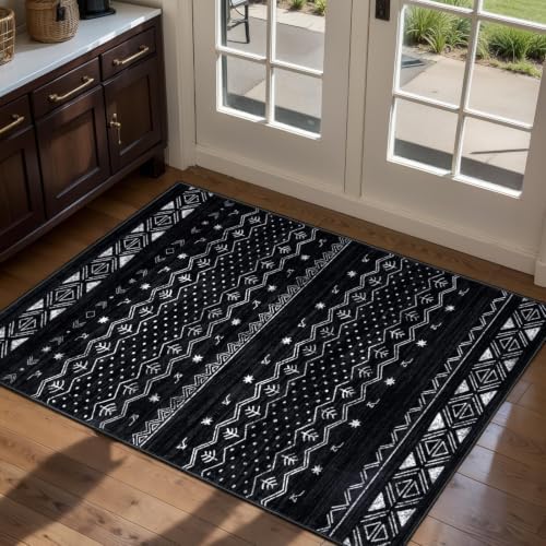 SERISSA 2x3 Washable Non-Slip Boho Area Rugs by SERISSAHomeDecorCollection