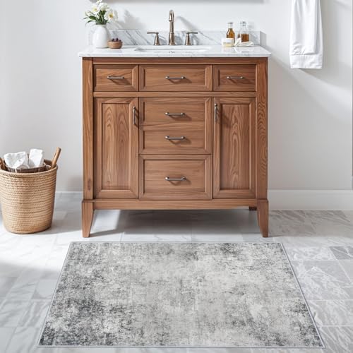 Washable 2x3 Abstract Area Rug - Image 4