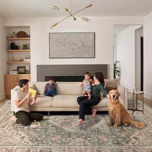 Ruaruarug Washable Area Rug 9×12 - Image 3