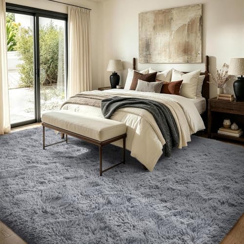 FinRèc Home 8x10 Non-Slip Fluffy Area Rugs - Image 4